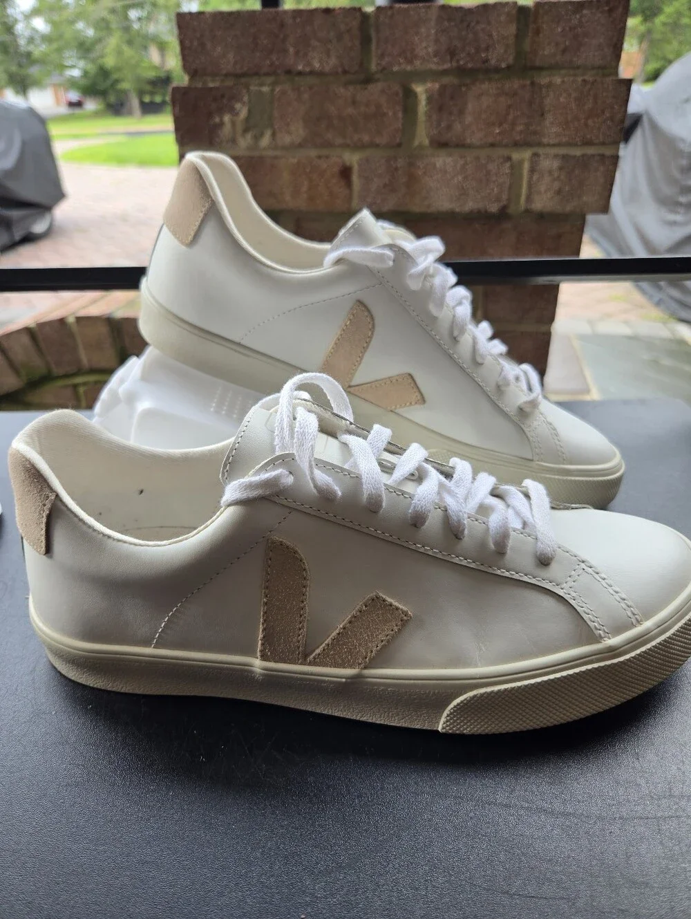 VEJA Campo Leather Sneakers White Beige Neutral Minimalist Clean Girl Aesthetic
